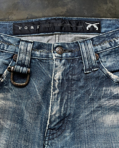 ROAR BOOT CUT WASHED DENIM