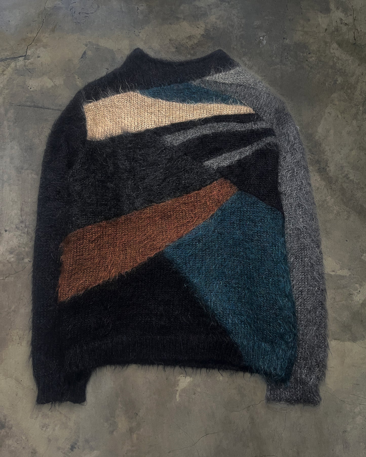 UNDERCOVER AW2002 "WITCHES CELL DIVISION" MOHAIR SWEATER