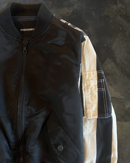 PHENOMENOM SS2012  STRIPED MA-1 BOMBER JACKET