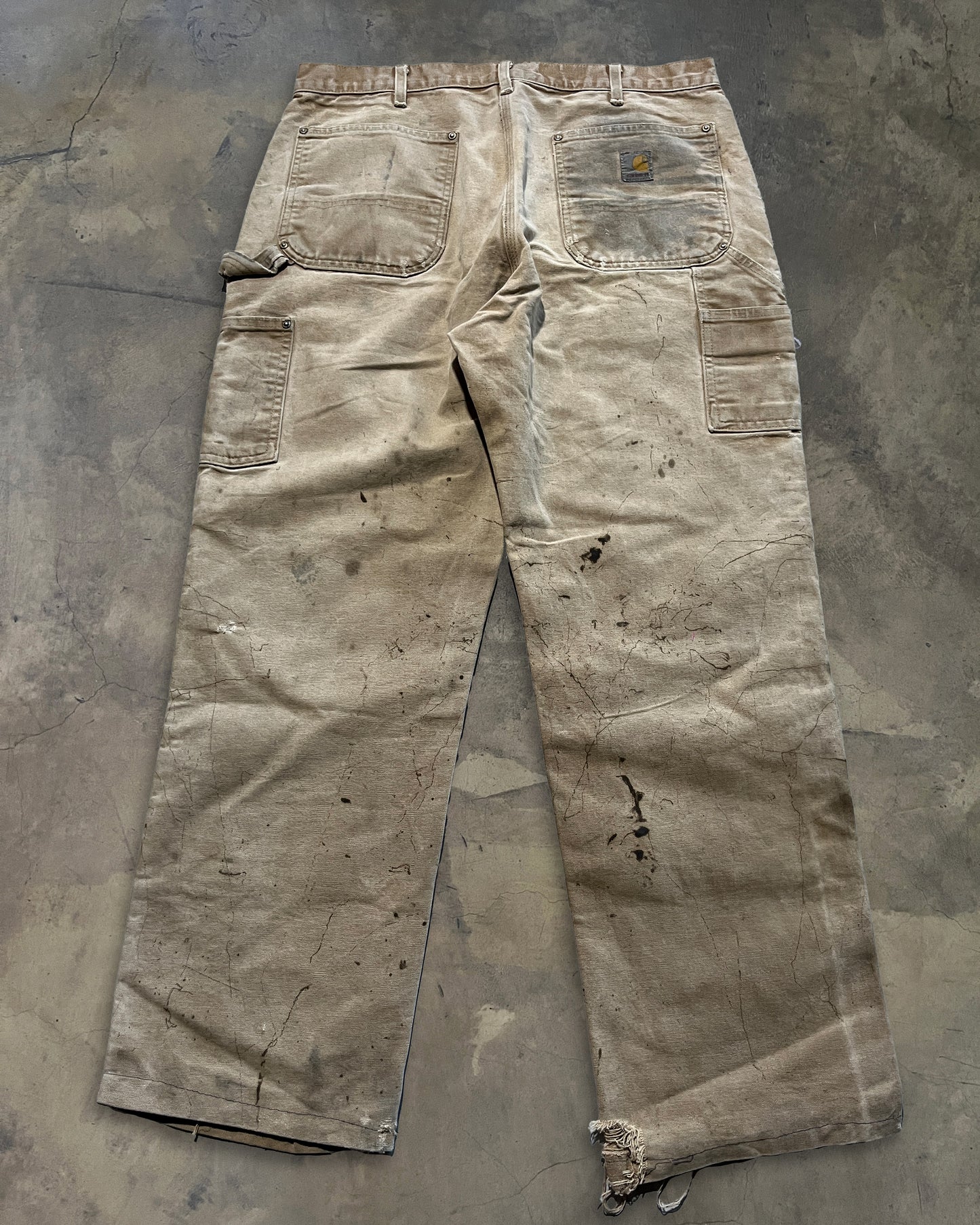 CARHARTT THRASHED DOUBLE KNEE WORK PANTS