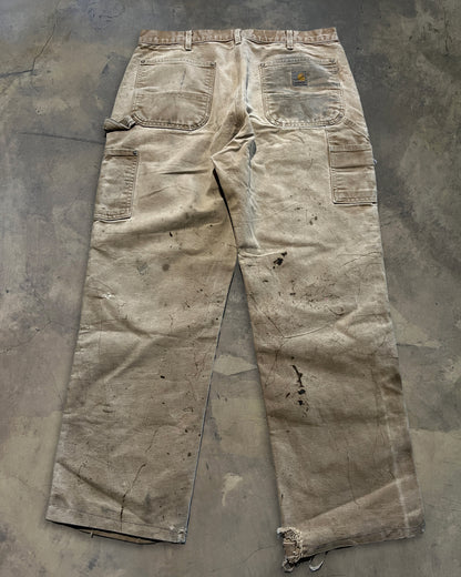 CARHARTT THRASHED DOUBLE KNEE WORK PANTS