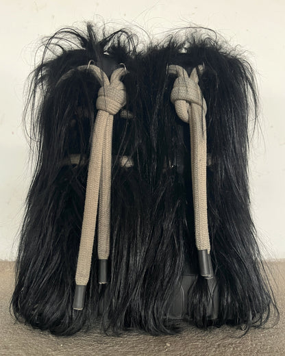 RICK OWENS FW2024 PORTERVILLE LUNAR MEGA TRACTOR BOOTS