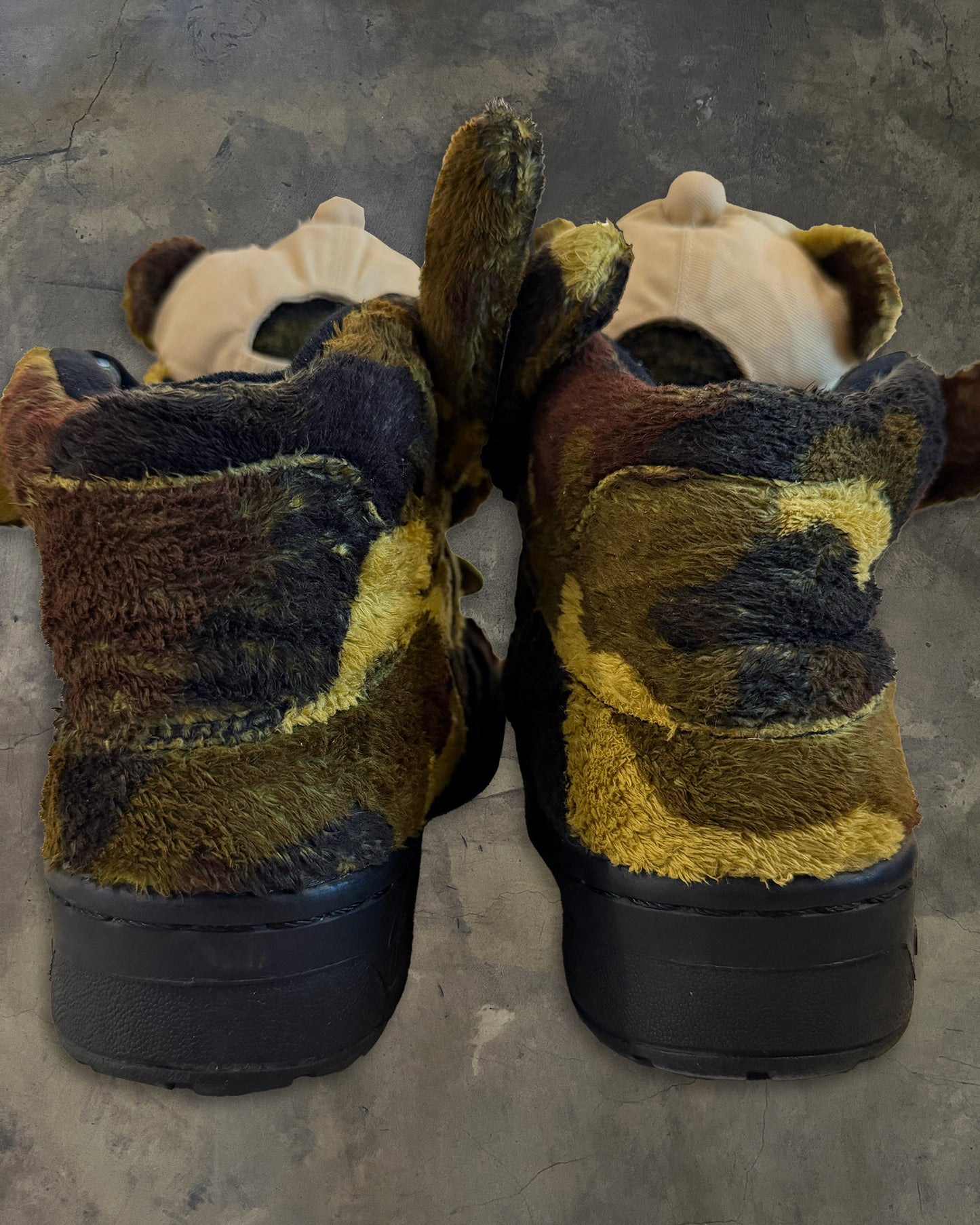 JEREMY SCOTT X ADIDAS CAMO PANDA SNEAKER
