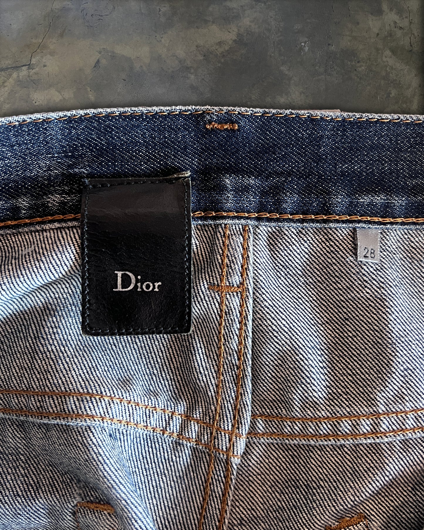 DIOR HOMME SS2005 "BECK" VINTAGE WASH DAUPHIN DENIM
