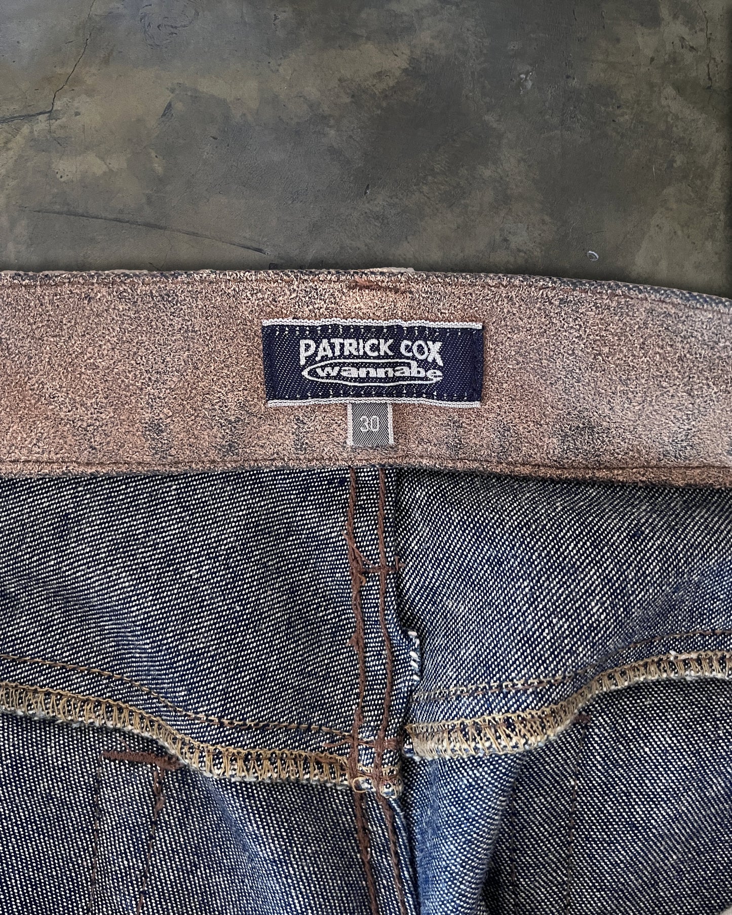 PATRICK COX SUEDE TROUSERS