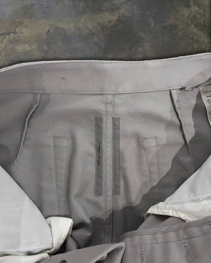 RICK OWENS FW2025 "CONCORDIANS" PEARL DOUBLE CARGO PANTS