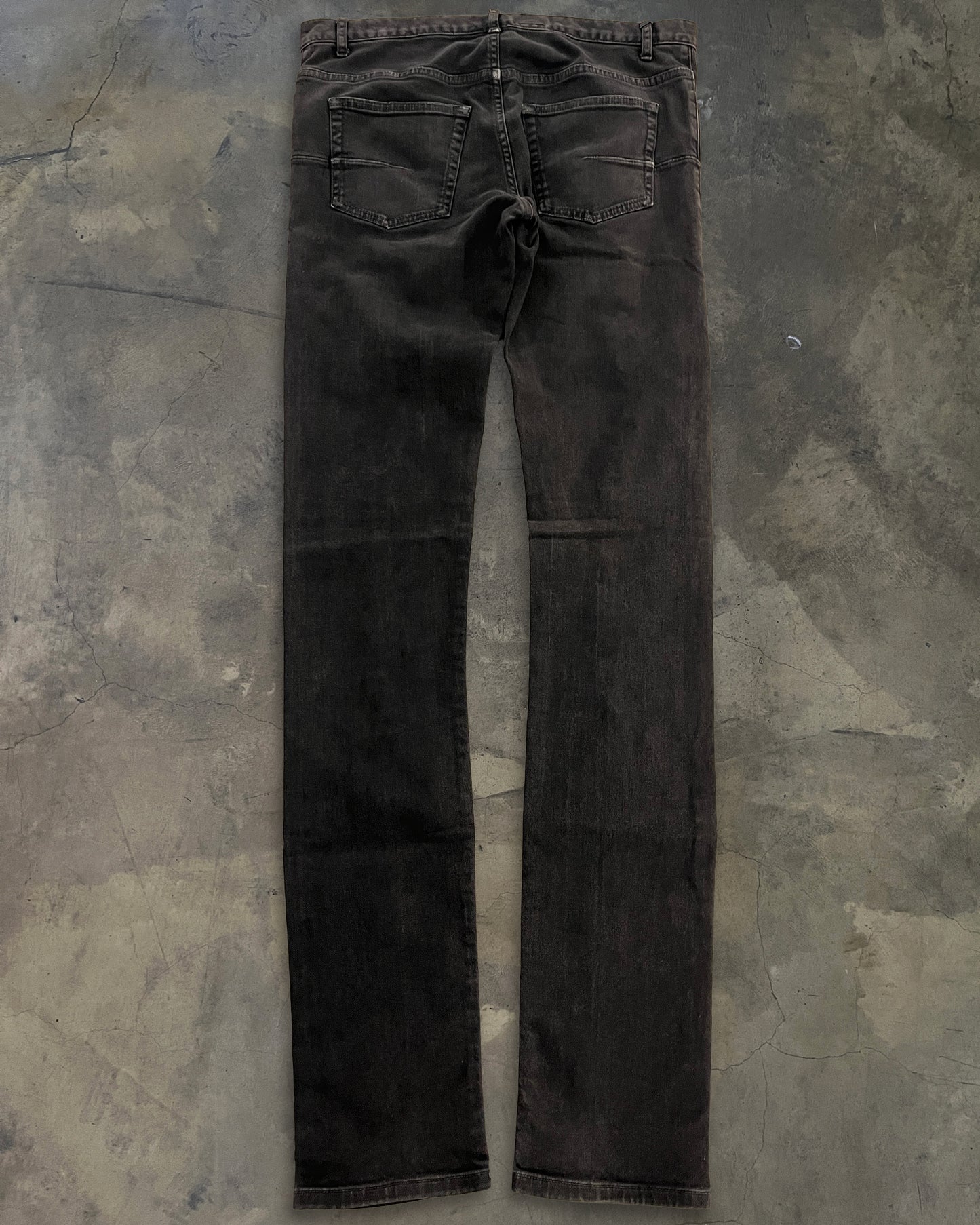 DIOR HOMME FW2010 DISTRESSED DENIM