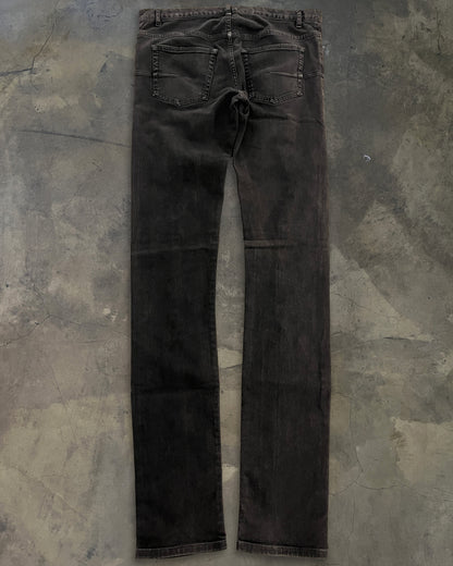 DIOR HOMME FW2010 DISTRESSED DENIM