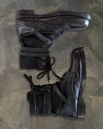 NUMBER NINE SS2006 "WELCOME TO THE SHADOW" COMBAT BOOTS