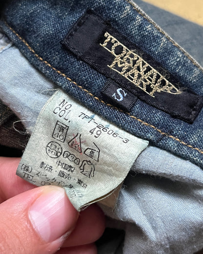 TORNADO MART LACE UP MUD WASHED DENIM