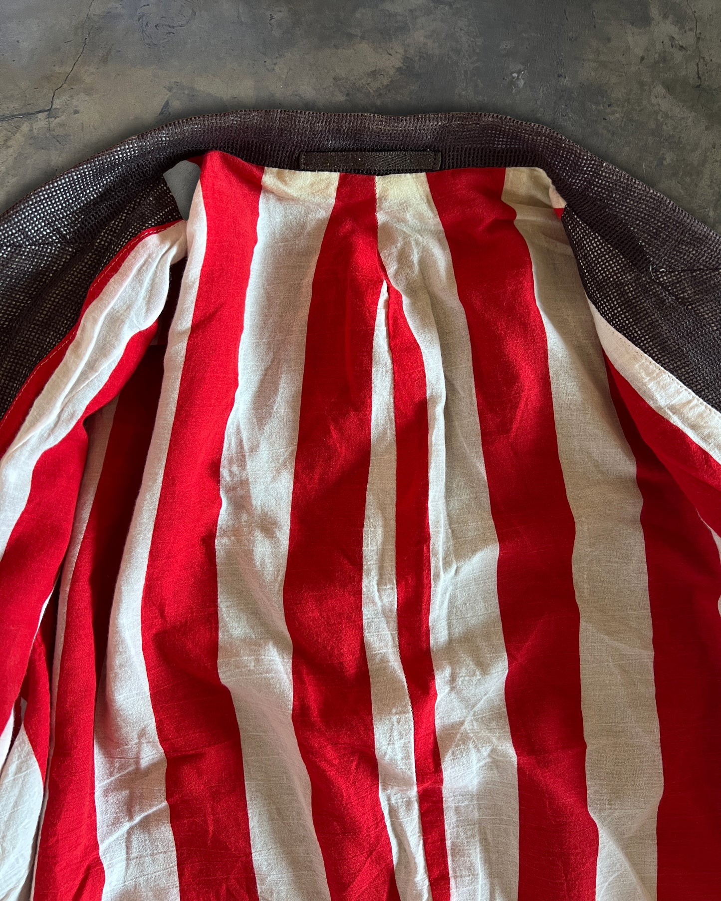 COMME DES GARCONS HOMME HOMME STRIPED BLAZER
