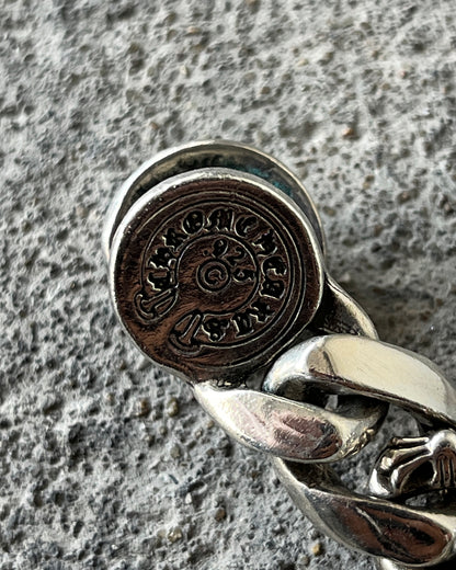 CHROME HEARTS DAGGER ID FANCY LINK CLASP BRACELET