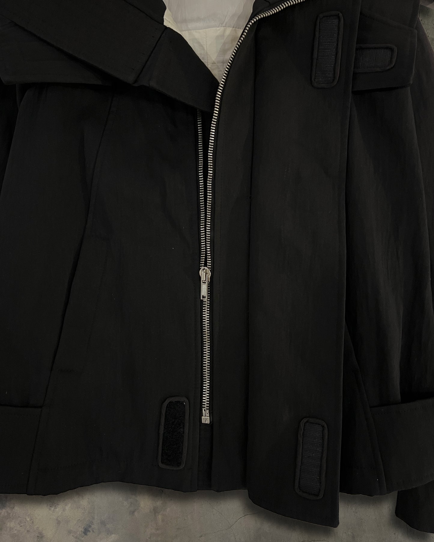 RICK OWENS FW2008 "STAG" DOUBLE COLLAR JACKET