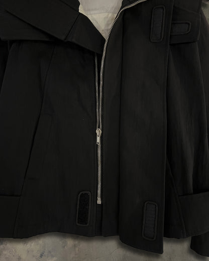 RICK OWENS FW2008 "STAG" DOUBLE COLLAR JACKET