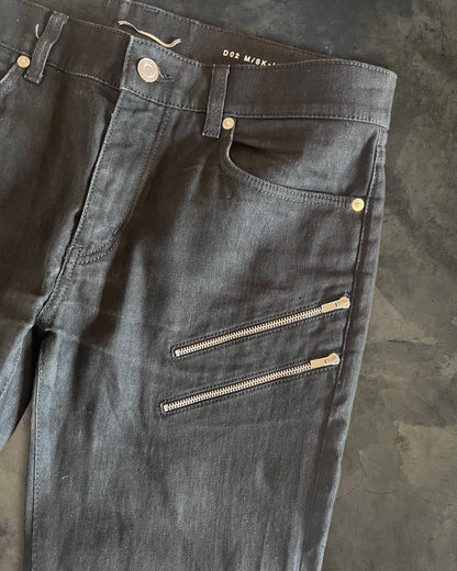 SAINT LAURENT SS2015 D02 FIVE ZIPPER DENIM