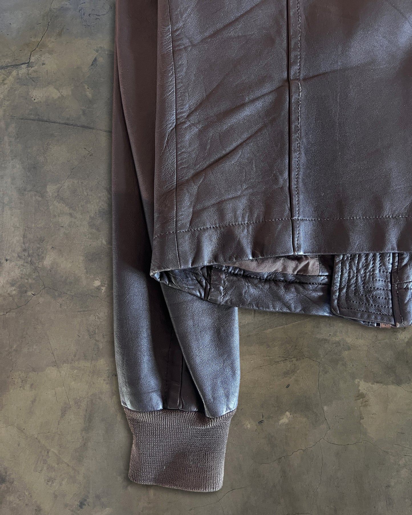 RICK OWENS SS2008 "STAG" LEATHER JACKET