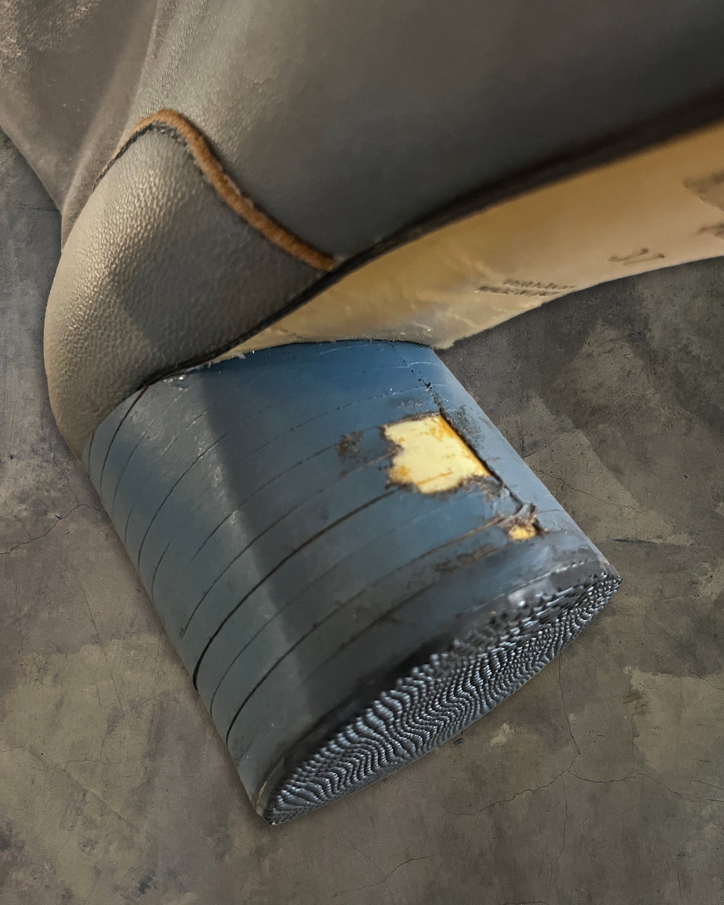 MAISON MARGIELA TURQOISE TABI HEELS