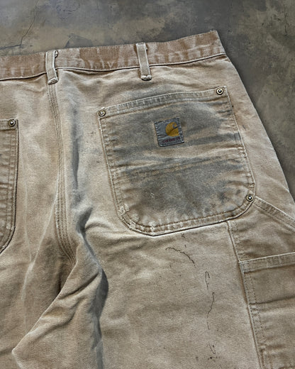 CARHARTT THRASHED DOUBLE KNEE WORK PANTS