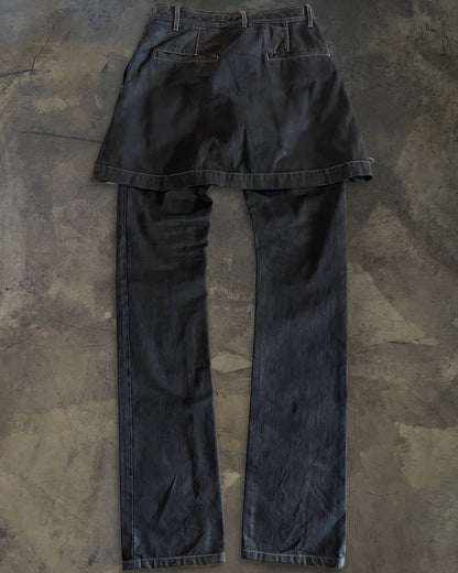 RICK OWENS FW2011 "LIMO" KILTED DETROIT DENIM