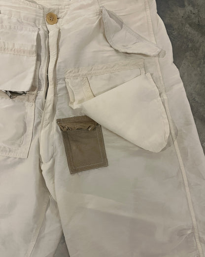 RICK OWENS SS2003 ‘SUCKERBALL’ MULTIPANELED CARGO POCKET SHORTS