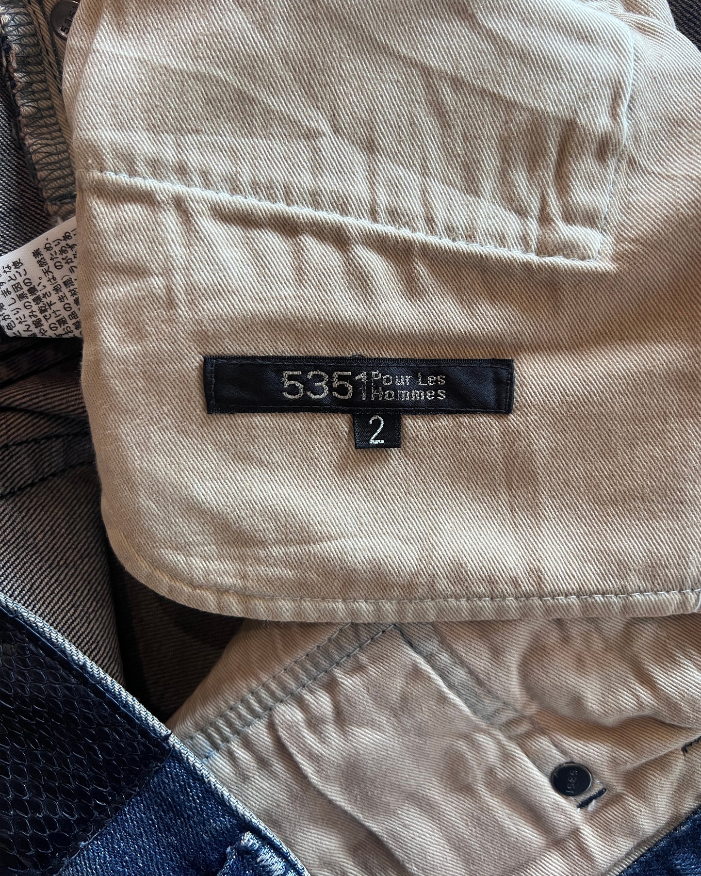 5351 POUR LES HOMMES BOOT CUT INDIGO DENIM