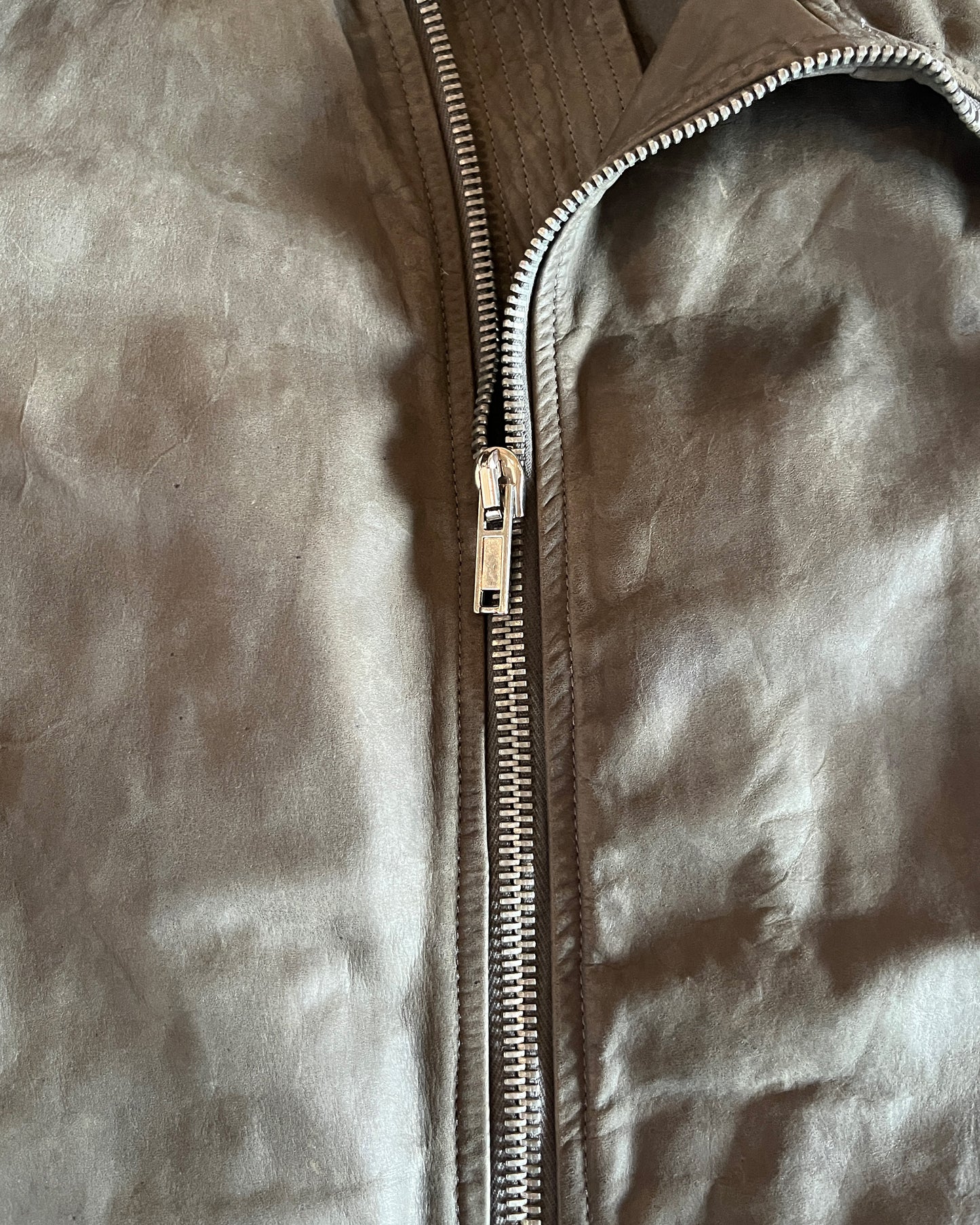 RICK OWENS WASHED CALF MOLINO JACKET