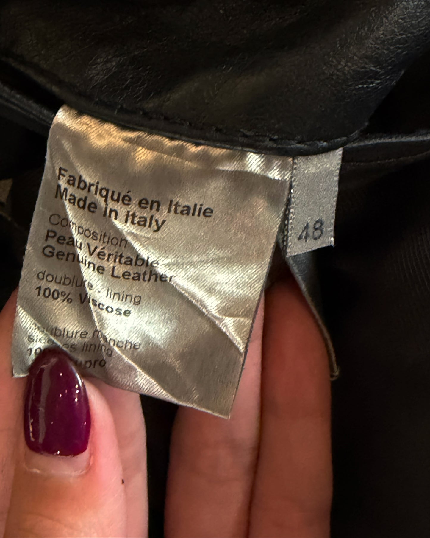 DIOR HOMME SS2007 RUNWAY AVIATOR LEATHER JACKET