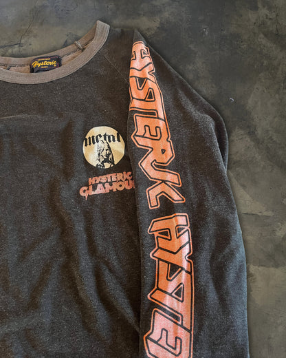 90's HYSTERIC GLAMOUR "FIGHT CLUB PROMO" RAGLAN LONGSLEEVE