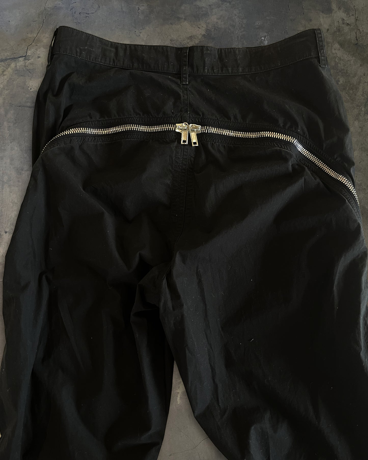 RICK OWENS SS2024 "LIDO" BOLAN BANANA CUT PANTS