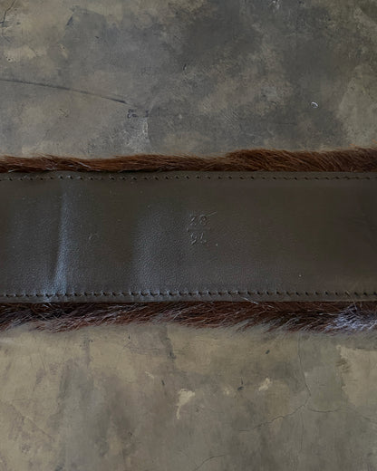 PRADA FW2017 RUNWAY TWO TONE COWHIDE BELT