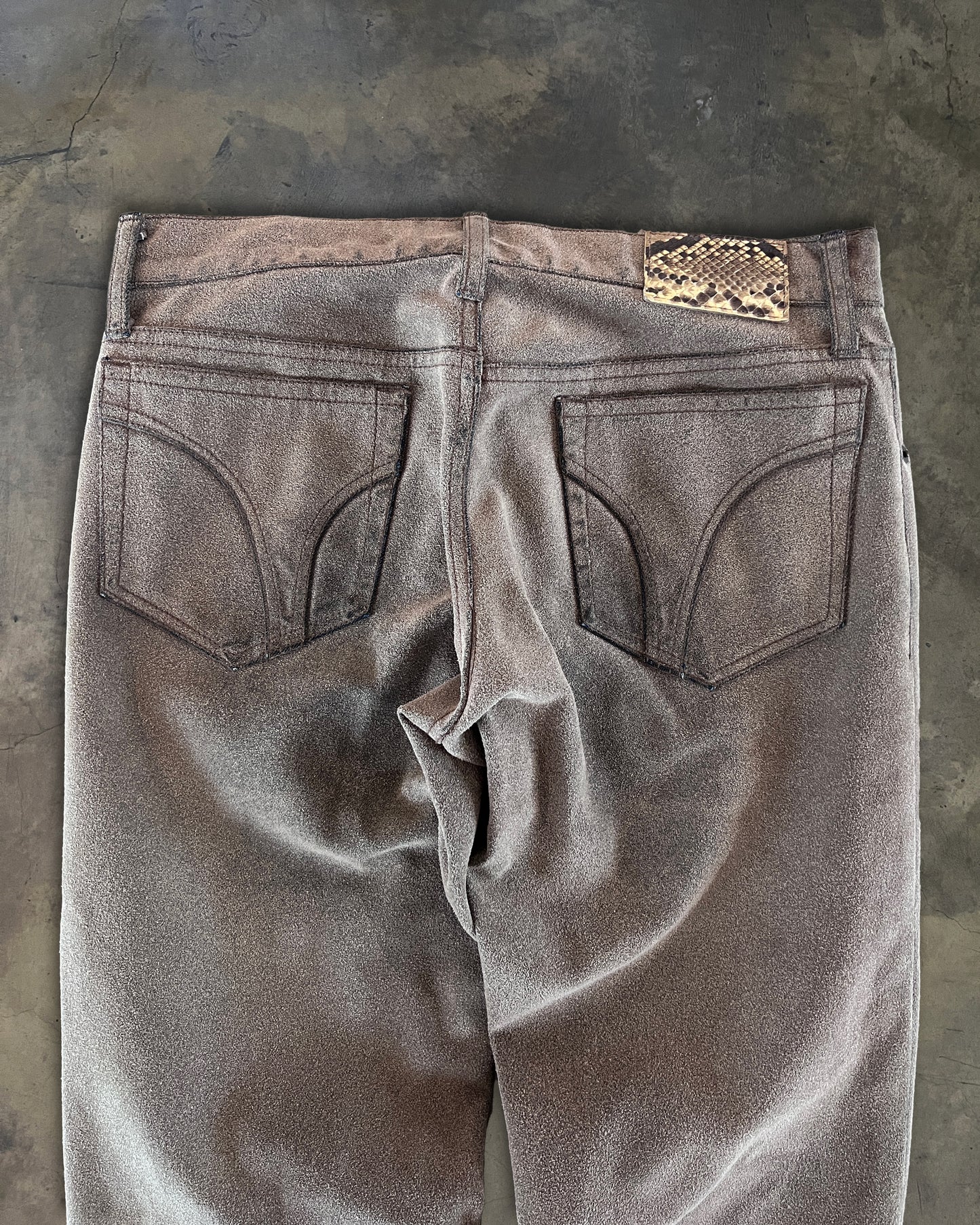 PATRICK COX SUEDE TROUSERS