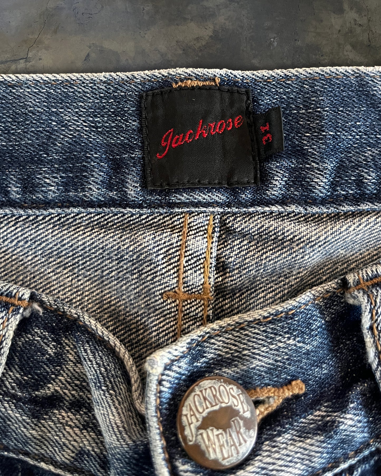 JACKROSE FLARED LIGHT WASH DENIM