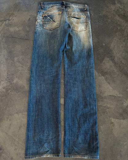 DIOR HOMME SS2007 SPIDERWEB DENIM
