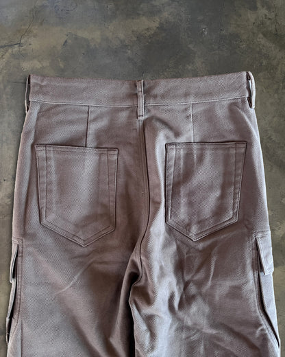 RICK OWENS FW2025 "CONCORDIANS" DUST DOUBLE CARGO PANTS