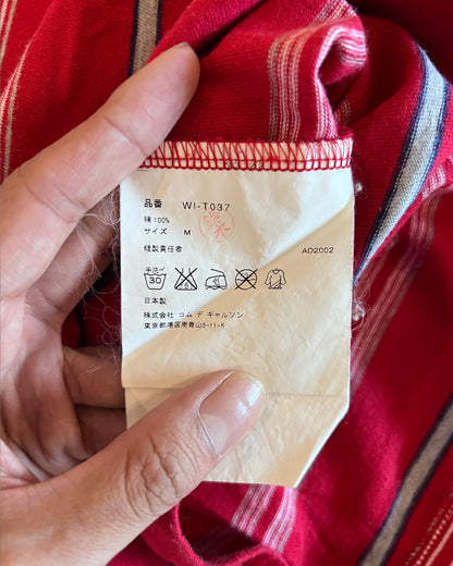 JUNYA WATANABE SS2003 STAR PRINT STRIPES T-SHIRT