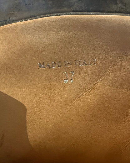 MAISON MARGIELA TURQOISE TABI HEELS