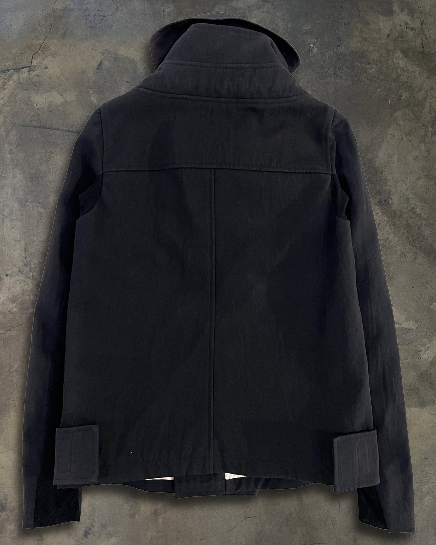 RICK OWENS FW2008 "STAG" DOUBLE COLLAR JACKET