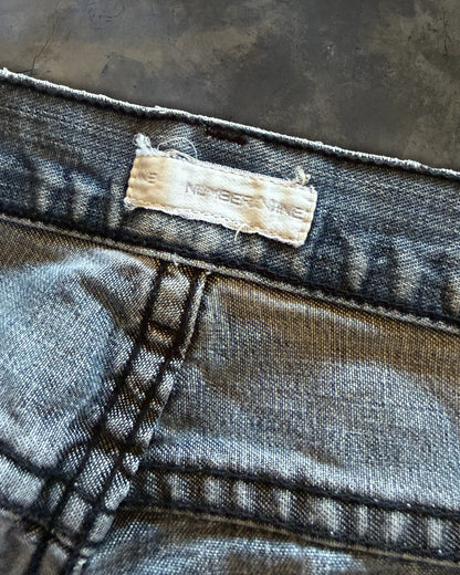 NUMBER (N)INE FW2001 BORO PAINTER DENIM