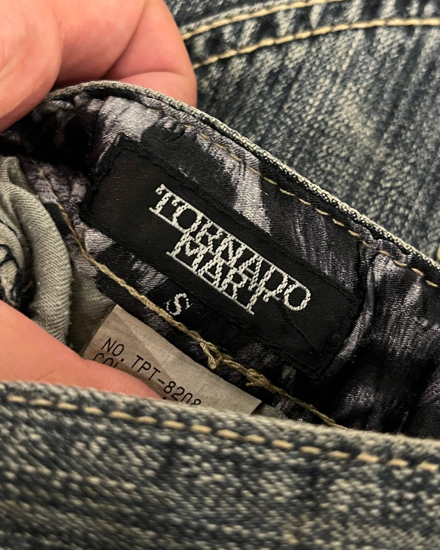 TORNADO MART FLARED ZIP DENIM