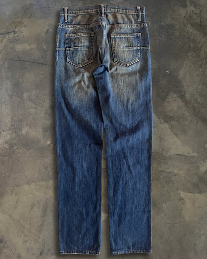 DIOR HOMME RUNWAY SS2005 BAGGY WASHED DENIM