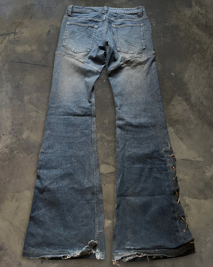 TORNADO MART LACE UP MUD WASHED DENIM