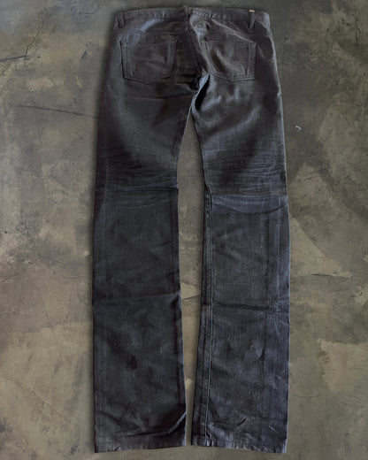 DIOR HOMME AW2008 NIGHTFALL WAXED DENIM