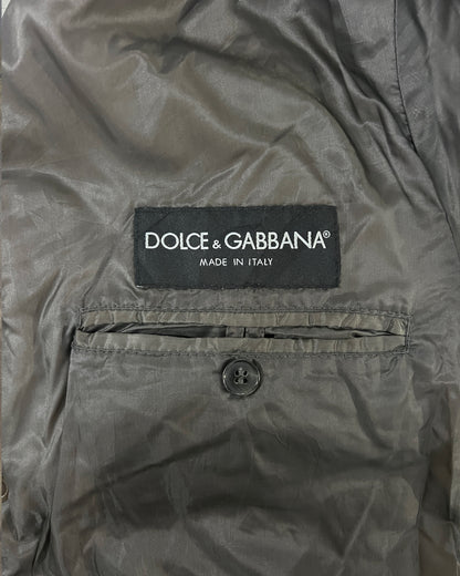 DOLCE GABBANA 2003 MILITARY BONDAGE BOMBER