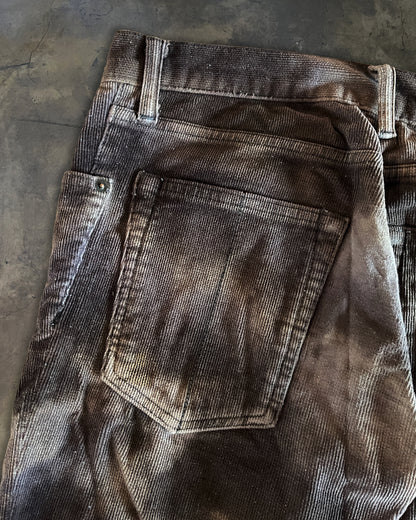 L.G.B VELOUR ACID WASH BIKER PANTS