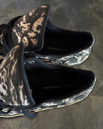 NUMBER (N)INE SS2001 "TIME MIGRATION" SKULL SNEAKERS
