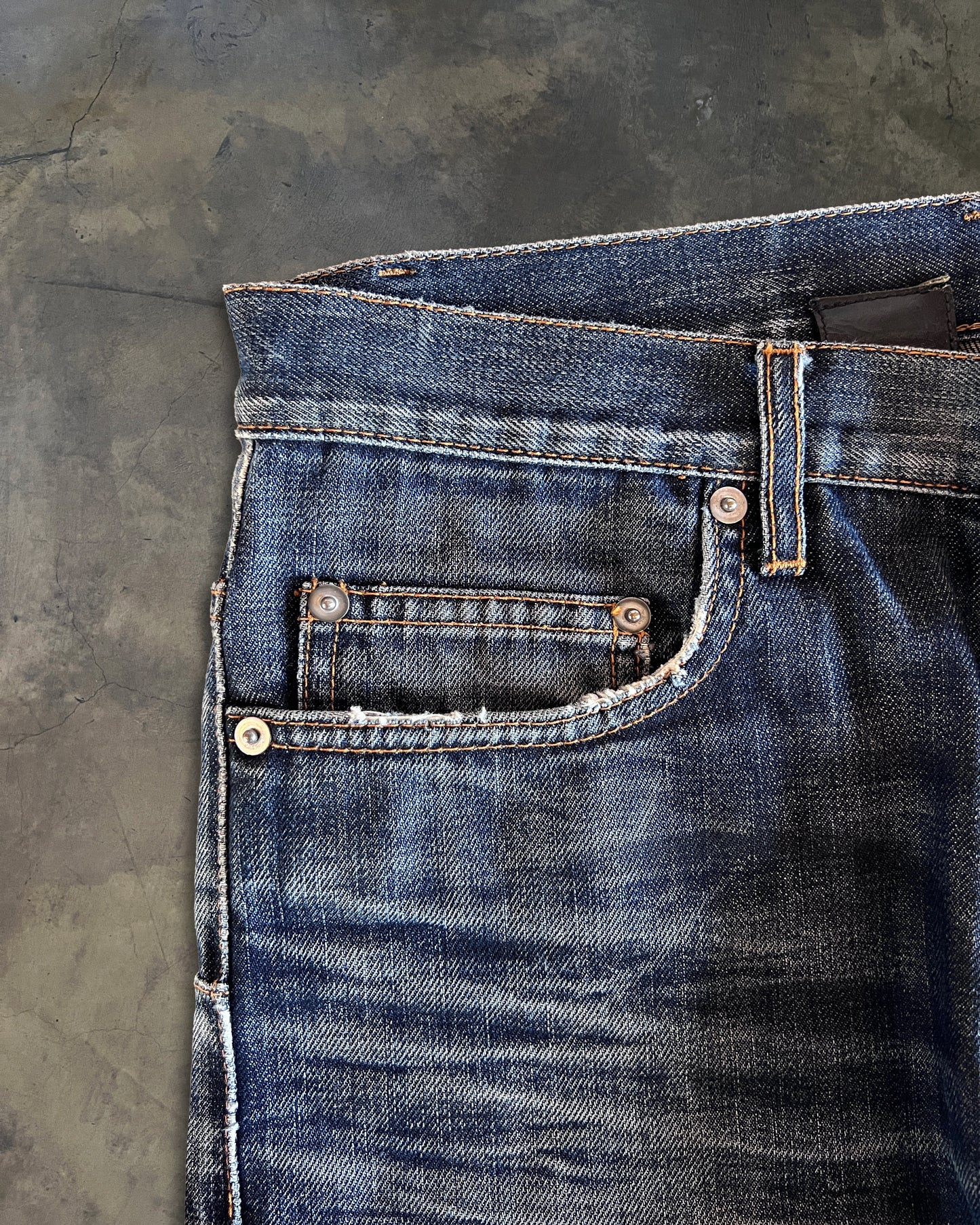 DIOR HOMME SS2005 "BECK" VINTAGE WASH DAUPHIN DENIM