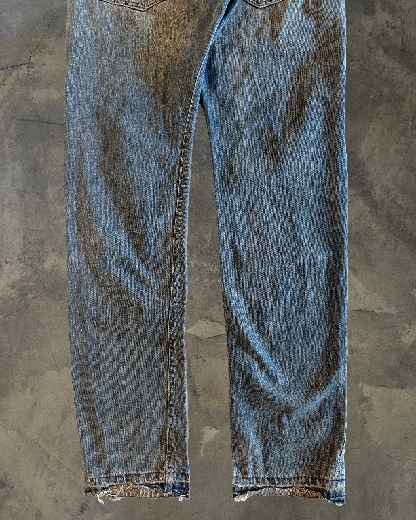 RICK OWENS AW2007 "EXPLODER" INDIGO DETRIOTS