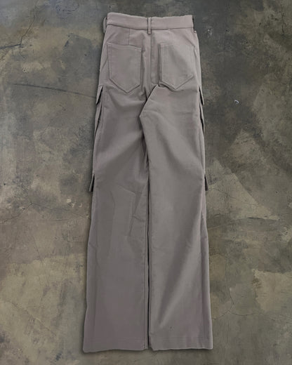 RICK OWENS FW2025 "CONCORDIANS" PEARL DOUBLE CARGO PANTS