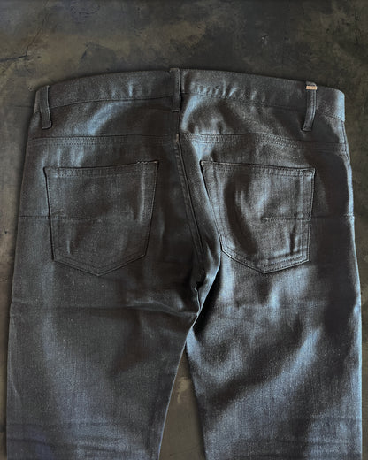 DIOR HOMME AW2008 NIGHTFALL WAXED DENIM