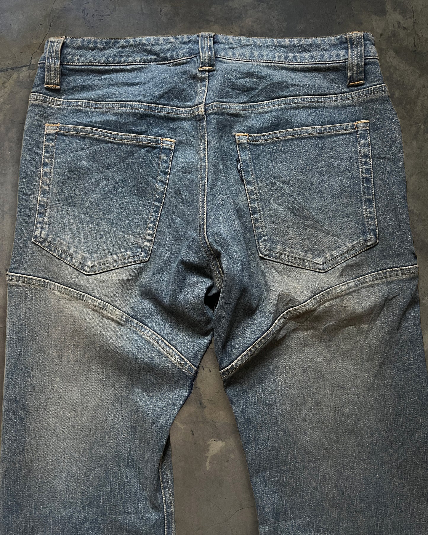 TORNADO MART LACE UP MUD WASHED DENIM